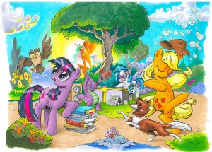 My Little Pony issue 1 covers A and B by Andy Price My Little Pony issue 1 covers A and B by Andy Price